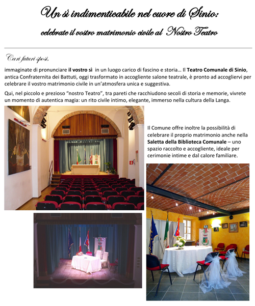 Celebrazione matrimoni civili